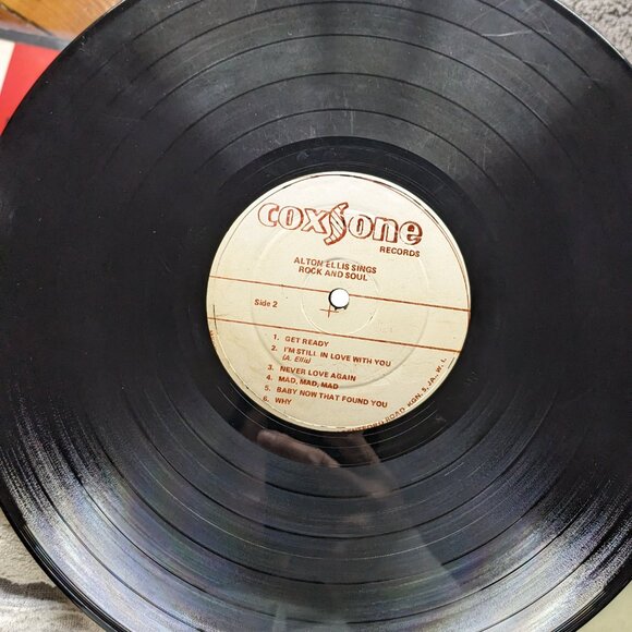 ALTON ELLIS - SINGS ROCK AND SOUL (ROCKSTEADY LP) 12" 1967(well-cared) - Picture 3 of 16